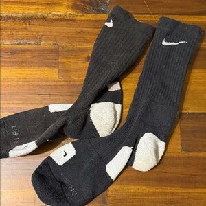 Nike Elite Black and White Socks